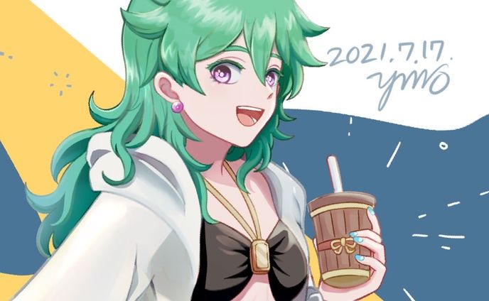 水着、キャラクター立ち絵