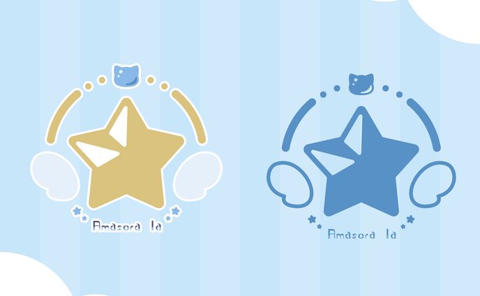 〔二次創作〕天空いあちゃん　ロゴ