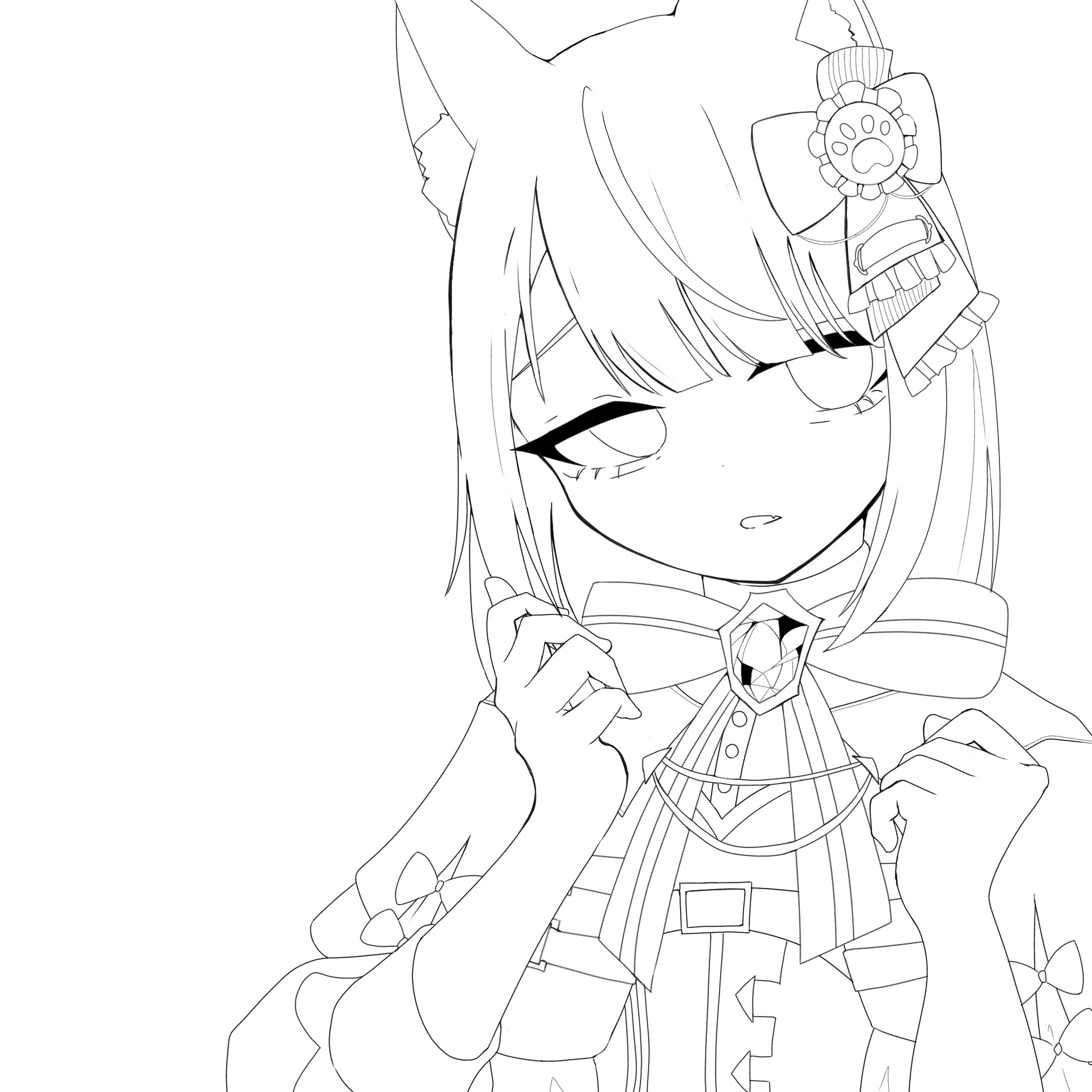 イラスト 友人のファンアート-1