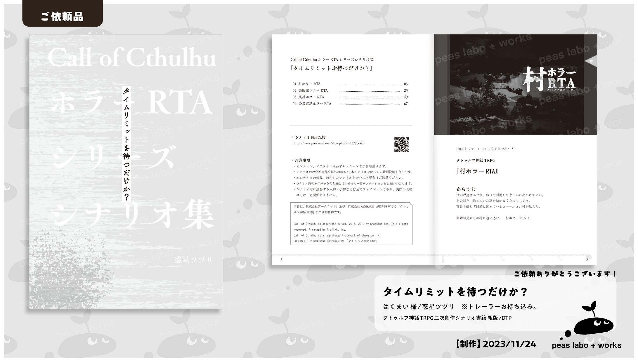 【ご依頼】タイムリミットを待つだけか？-1