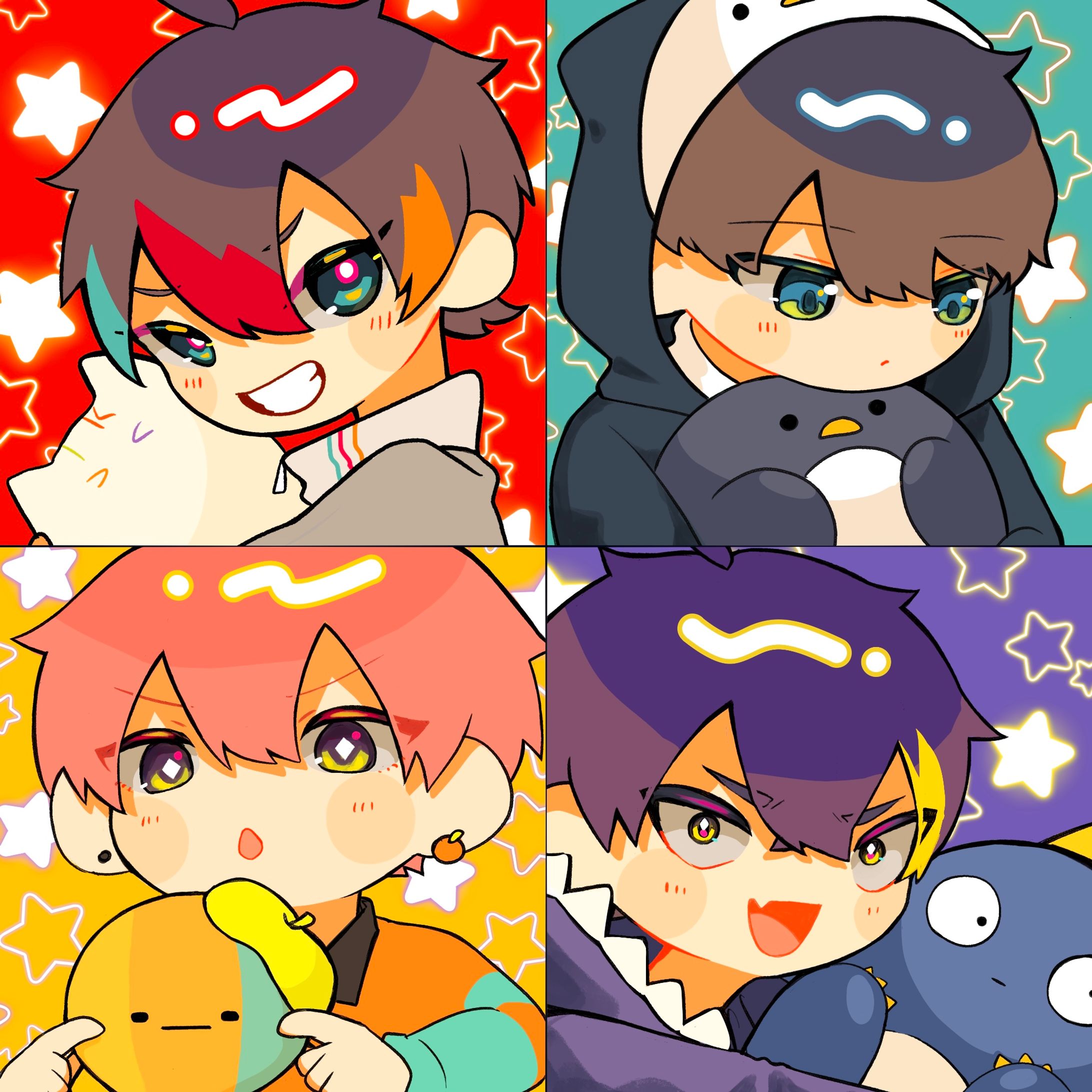 【FA】SDキャライラスト🚥🐧🍡©️-1