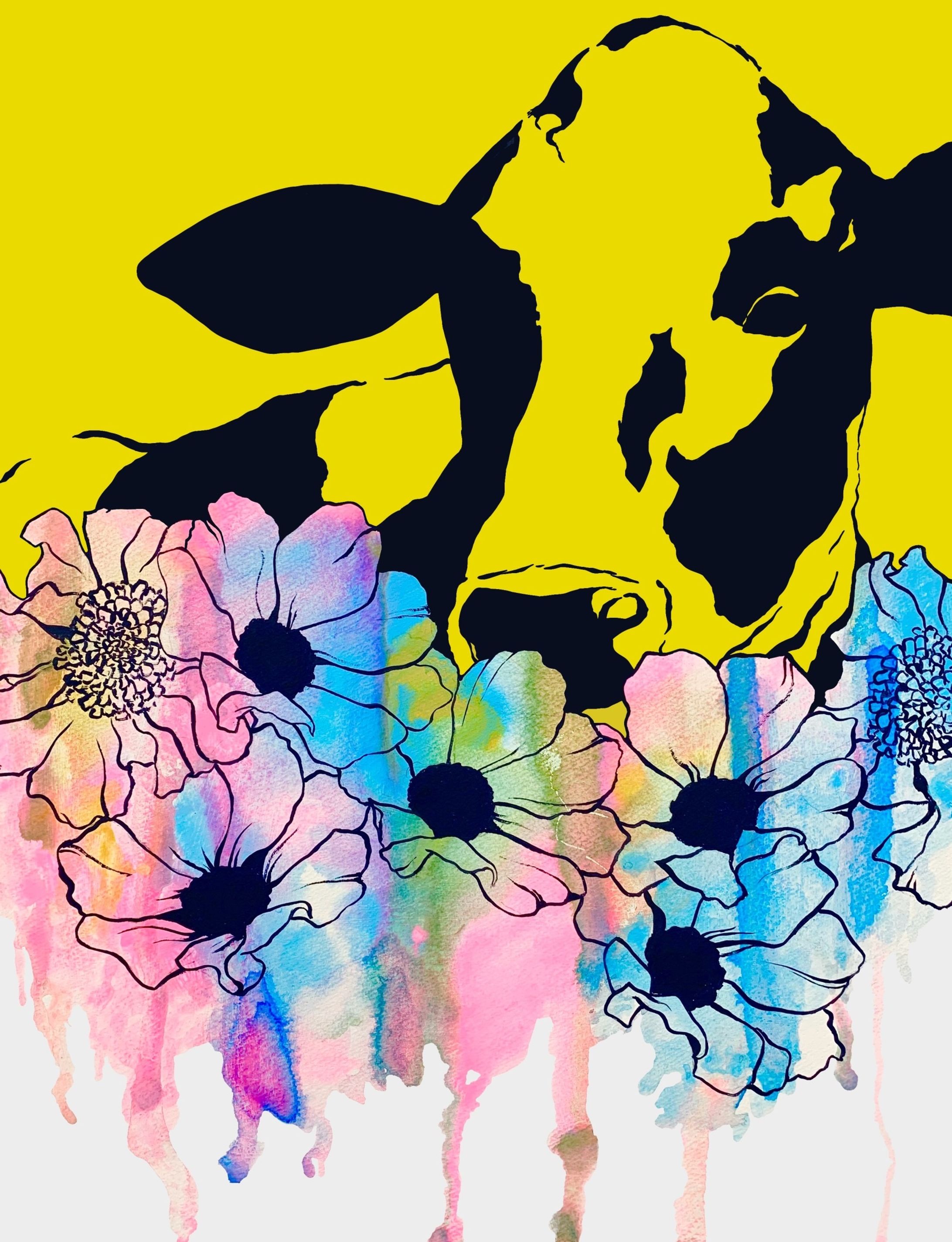 グラフィックデザイン　cow-1