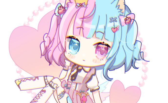 ミニキャライラスト、メタバース