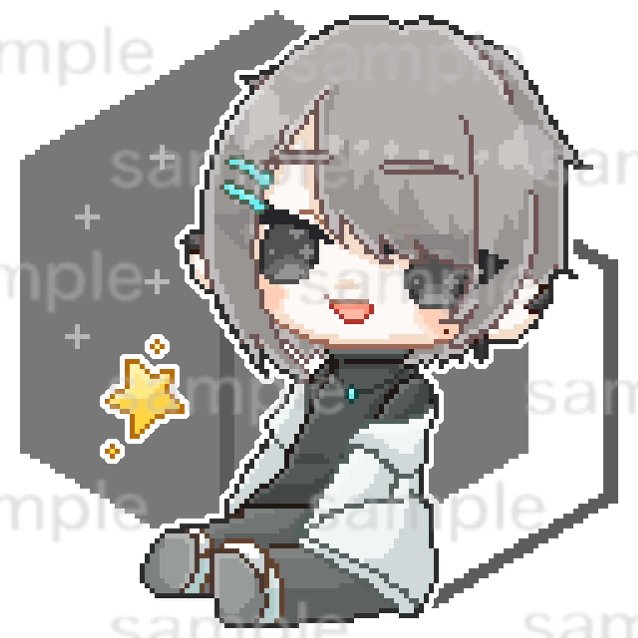 【ななさん】ドットイラスト【配信者さん】-1