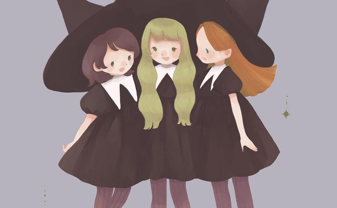 Secret talk🪄

toudou____________illustrator

#illustration
#halloween #halloween🎃 #halloweenart 
#witch #illustrator 
#イラスト　#イラストレーター 
#ハロウィン #魔女 #ハロウィンイラスト 
#いらすとぐらむ #happyhalloween 
#挿絵 #イラスト好きな人と繋がりたい 
#お絵描き好きな人と繋がりたい 
#絵柄が好みって人にフォローされたい 
#かわいい #女の子イラスト