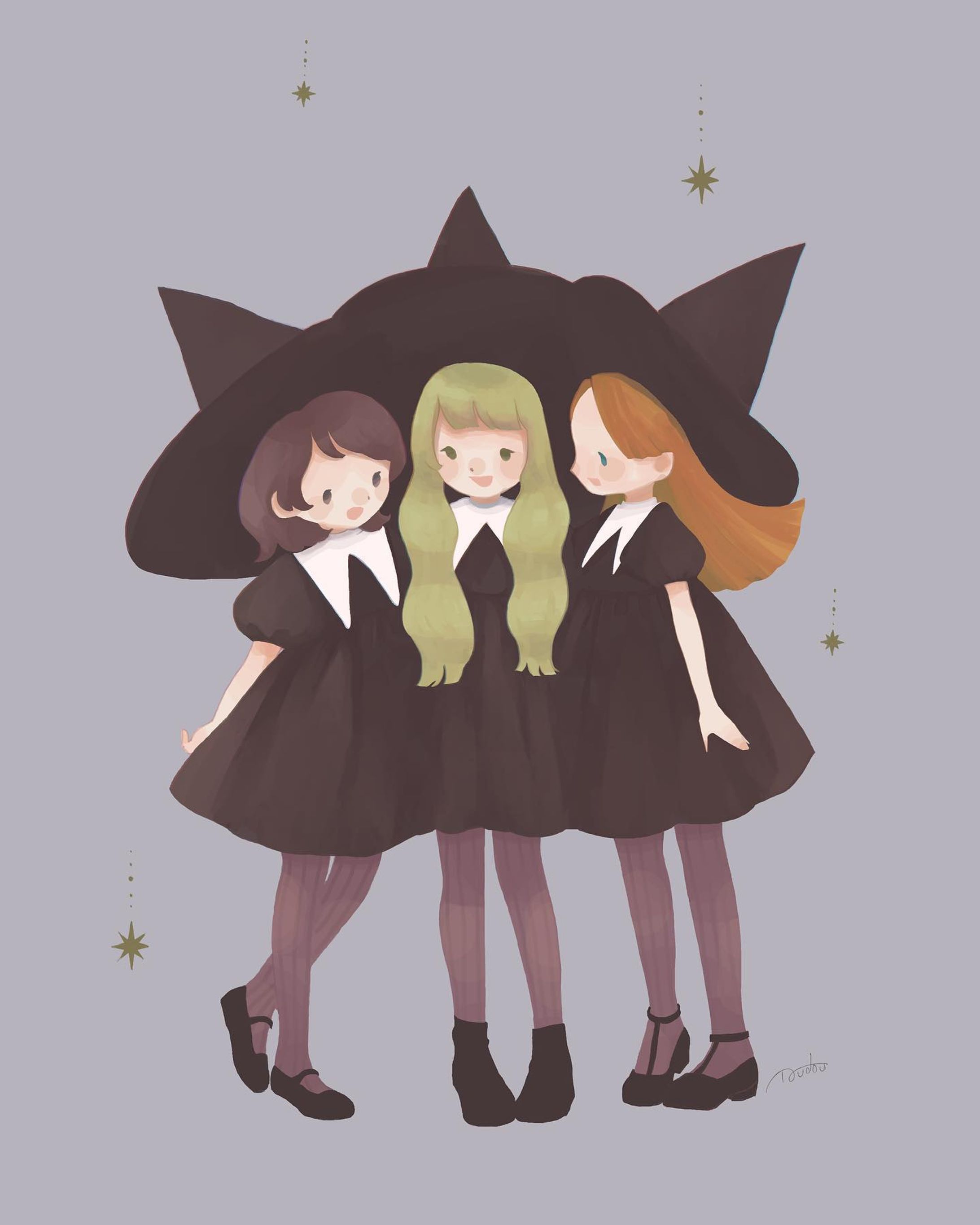 Secret talk🪄

toudou____________illustrator

#illustration
#halloween #halloween🎃 #halloweenart 
#witch #illustrator 
#イラスト　#イラストレーター 
#ハロウィン #魔女 #ハロウィンイラスト 
#いらすとぐらむ #happyhalloween 
#挿絵 #イラスト好きな人と繋がりたい 
#お絵描き好きな人と繋がりたい 
#絵柄が好みって人にフォローされたい 
#かわいい #女の子イラスト-1