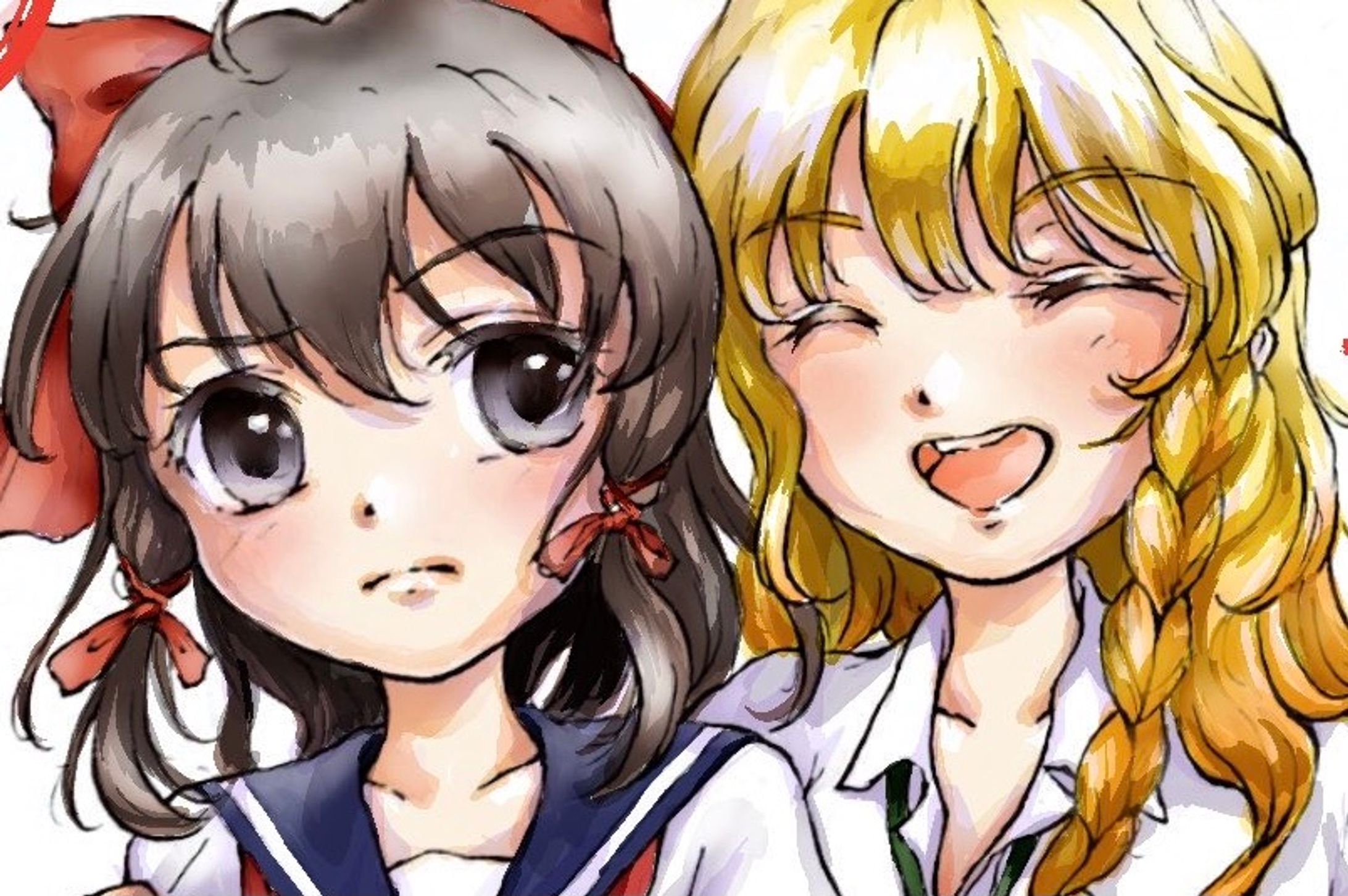 JK霊夢と魔理沙-1