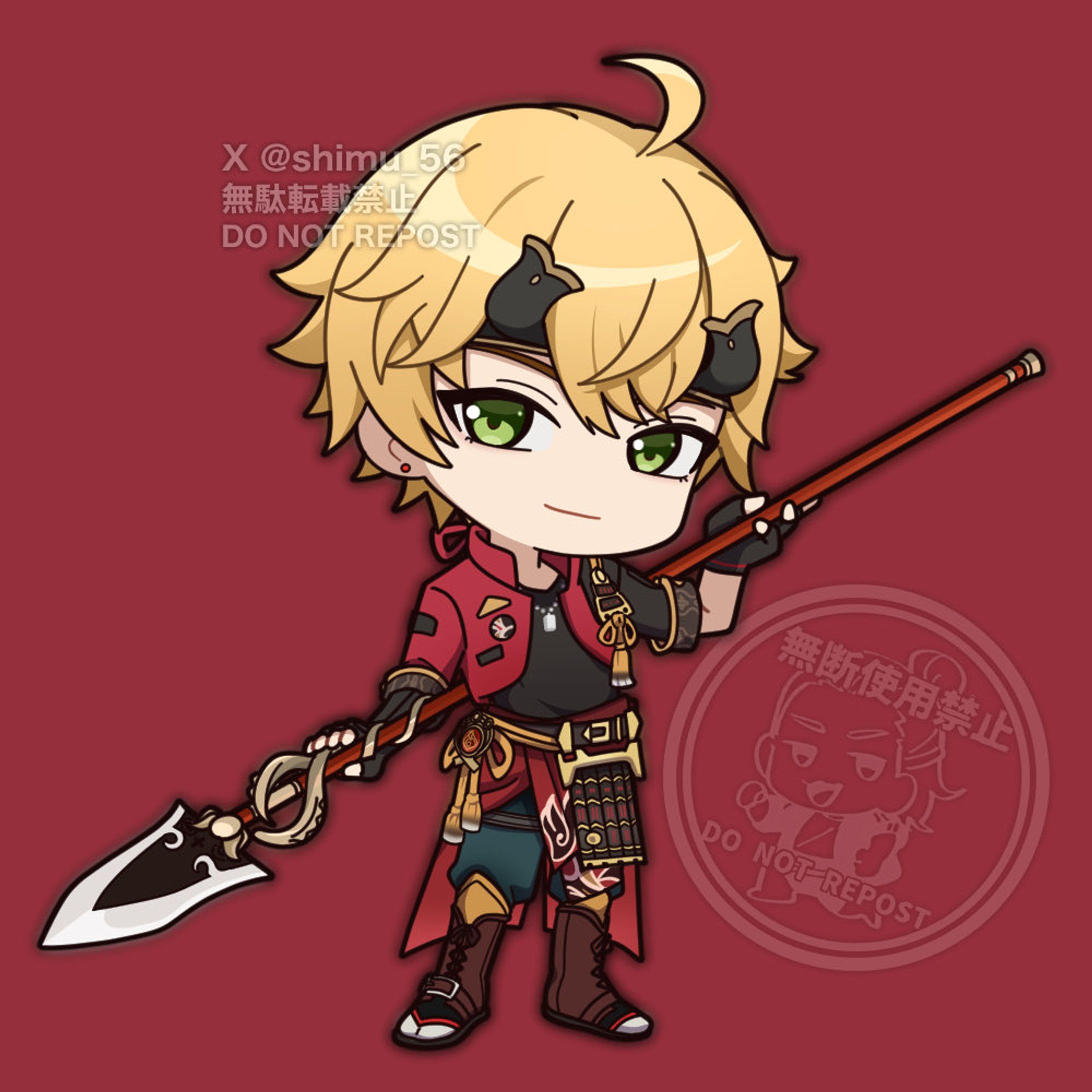 原神 トーマ ミニキャラFA