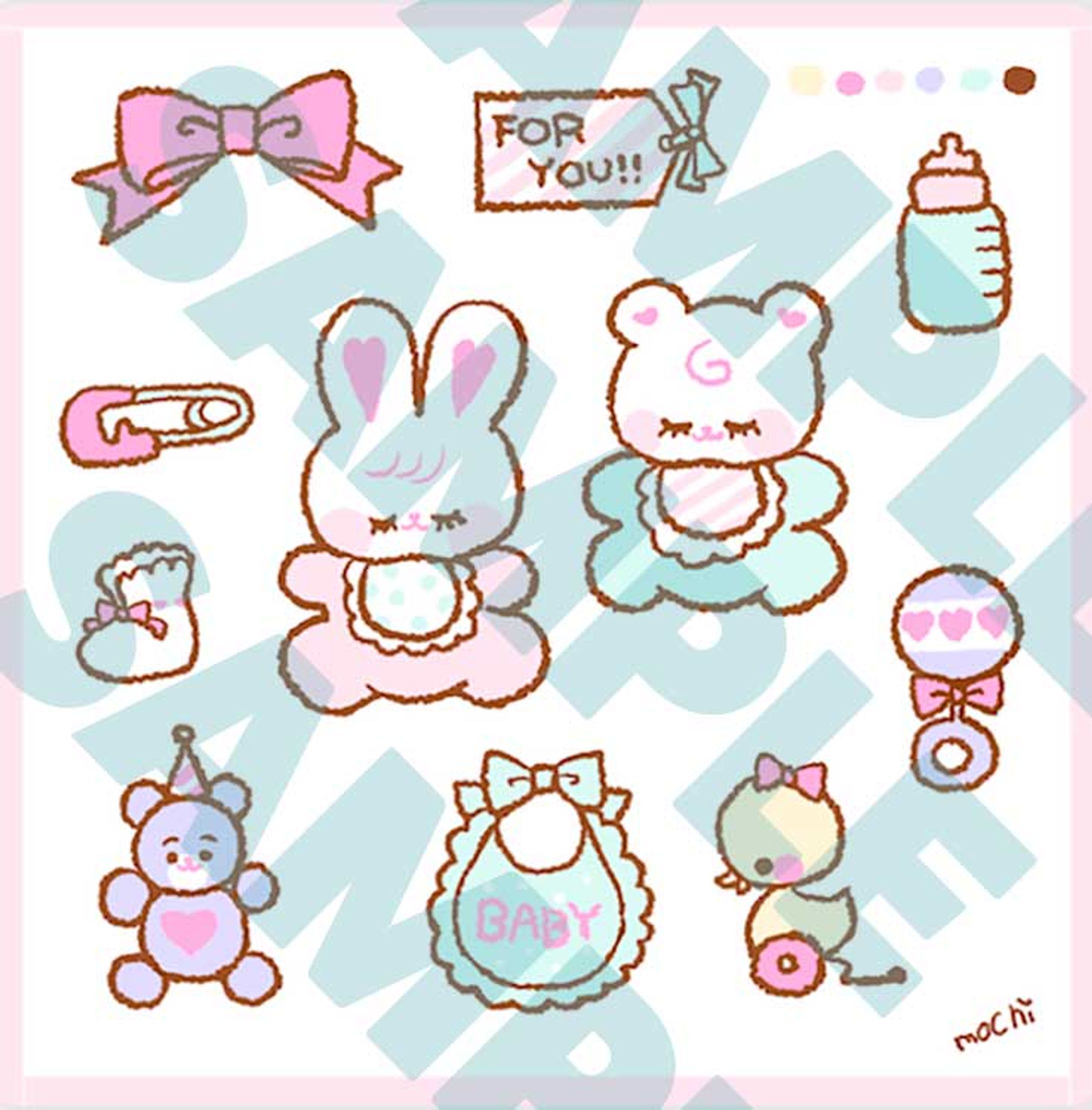 クッキー専門店 refrain refrain 様／イラスト制作（2020）-1