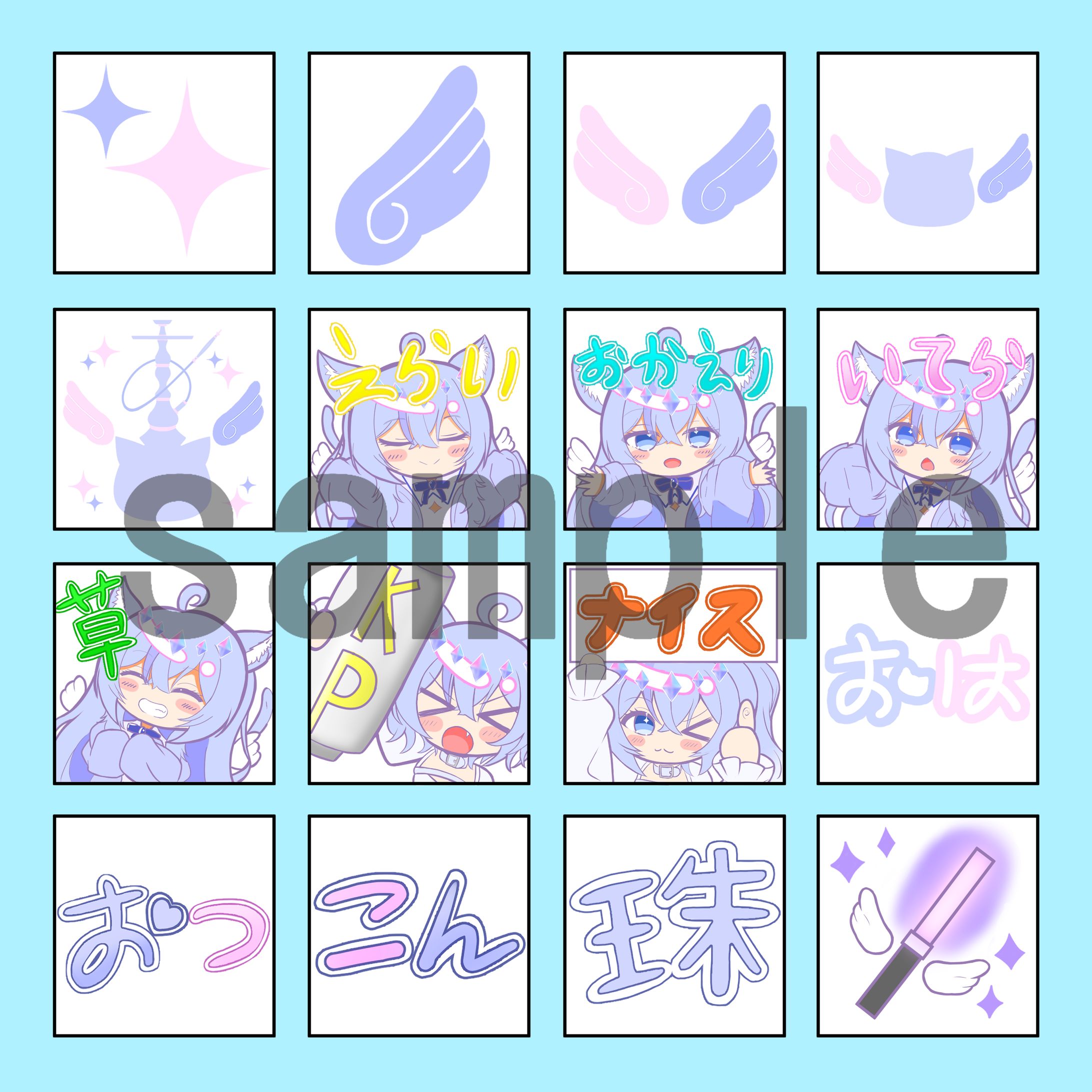天使珠様youtubeメンシスタンプバッジご依頼品-1