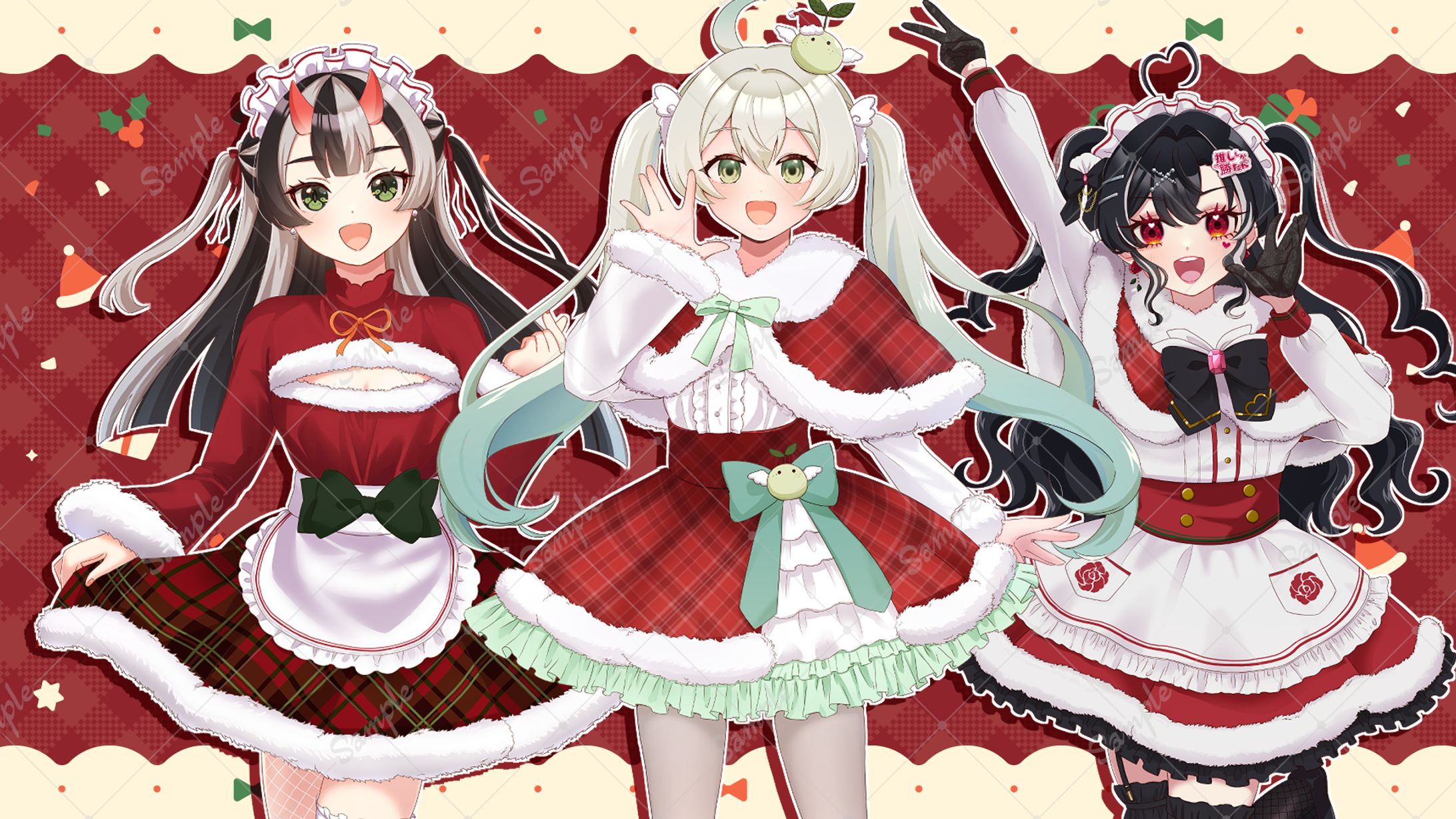 めいどりーみん×VASEコラボ記念グッズイラスト-1