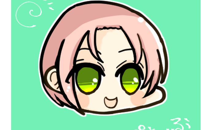 デジタルイラスト、ねこ