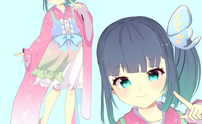 2023年12月　むいかさん3Dモデル制作