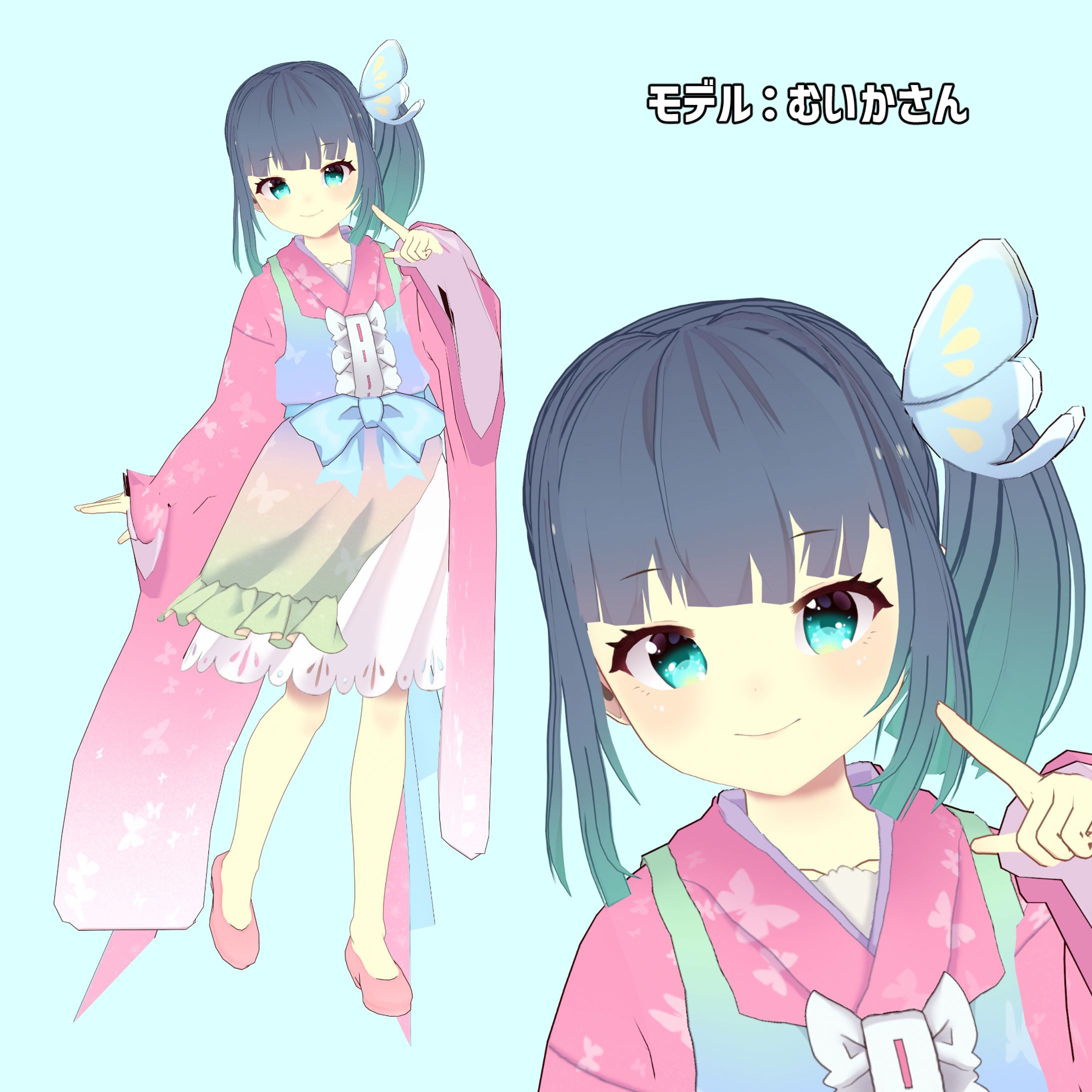 2023年12月　むいかさん3Dモデル制作-1