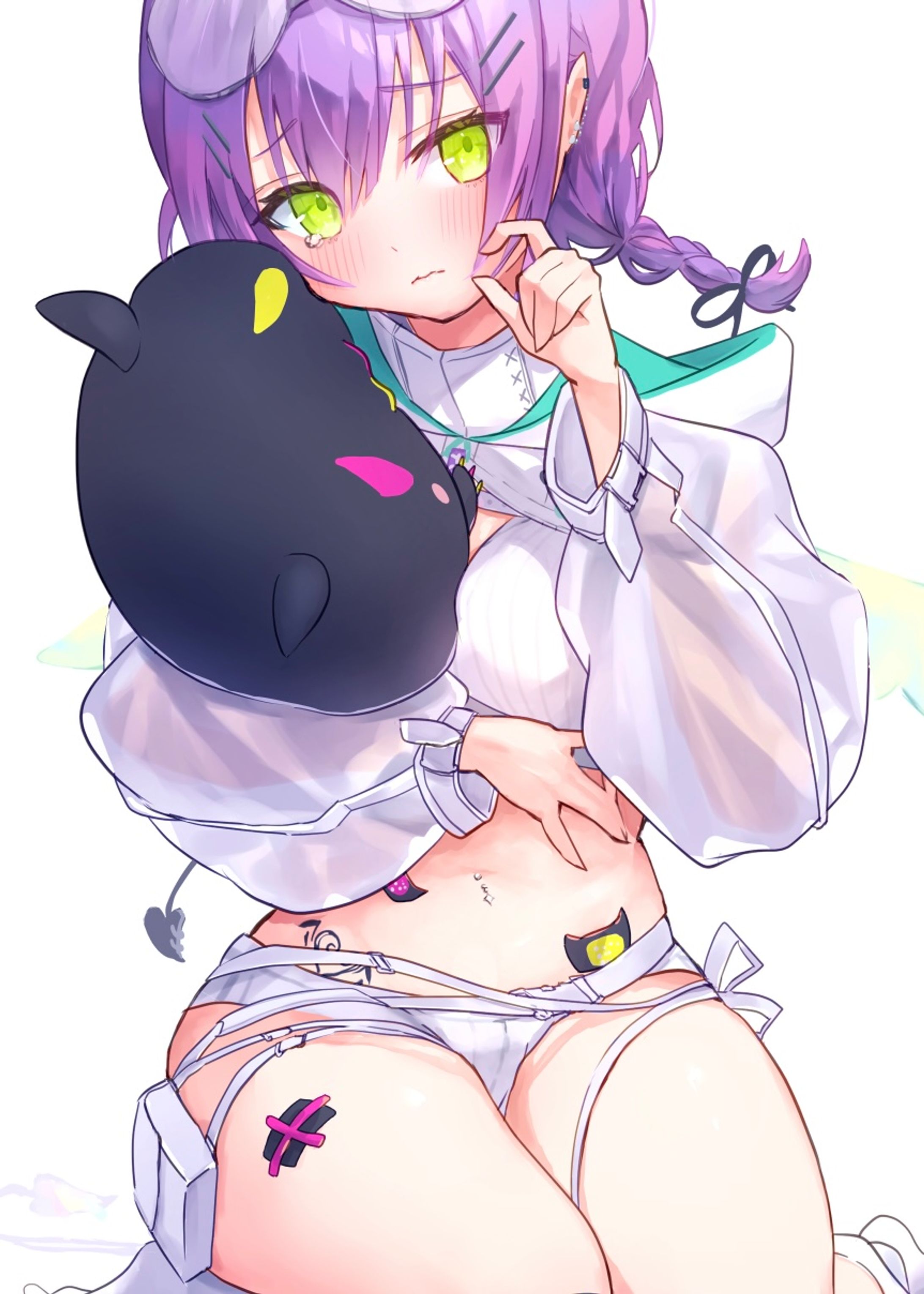 ホロライブ 常闇トワ 白衣装-1