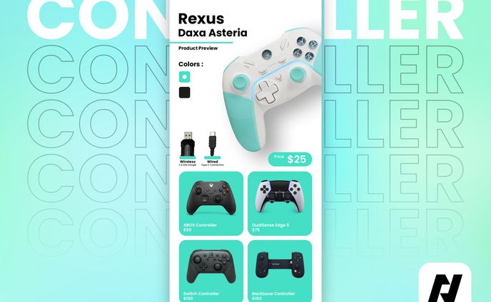 Rexus Daxa Asteria - Product UI