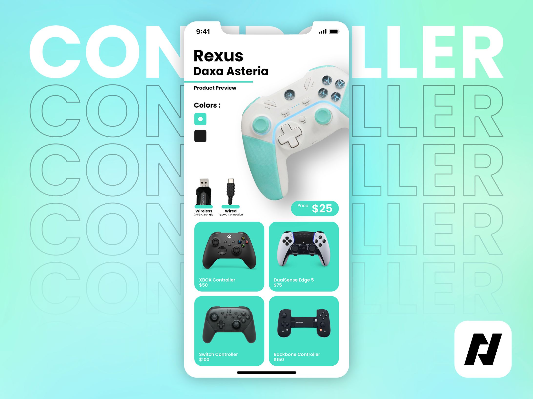 Rexus Daxa Asteria - Product UI-1