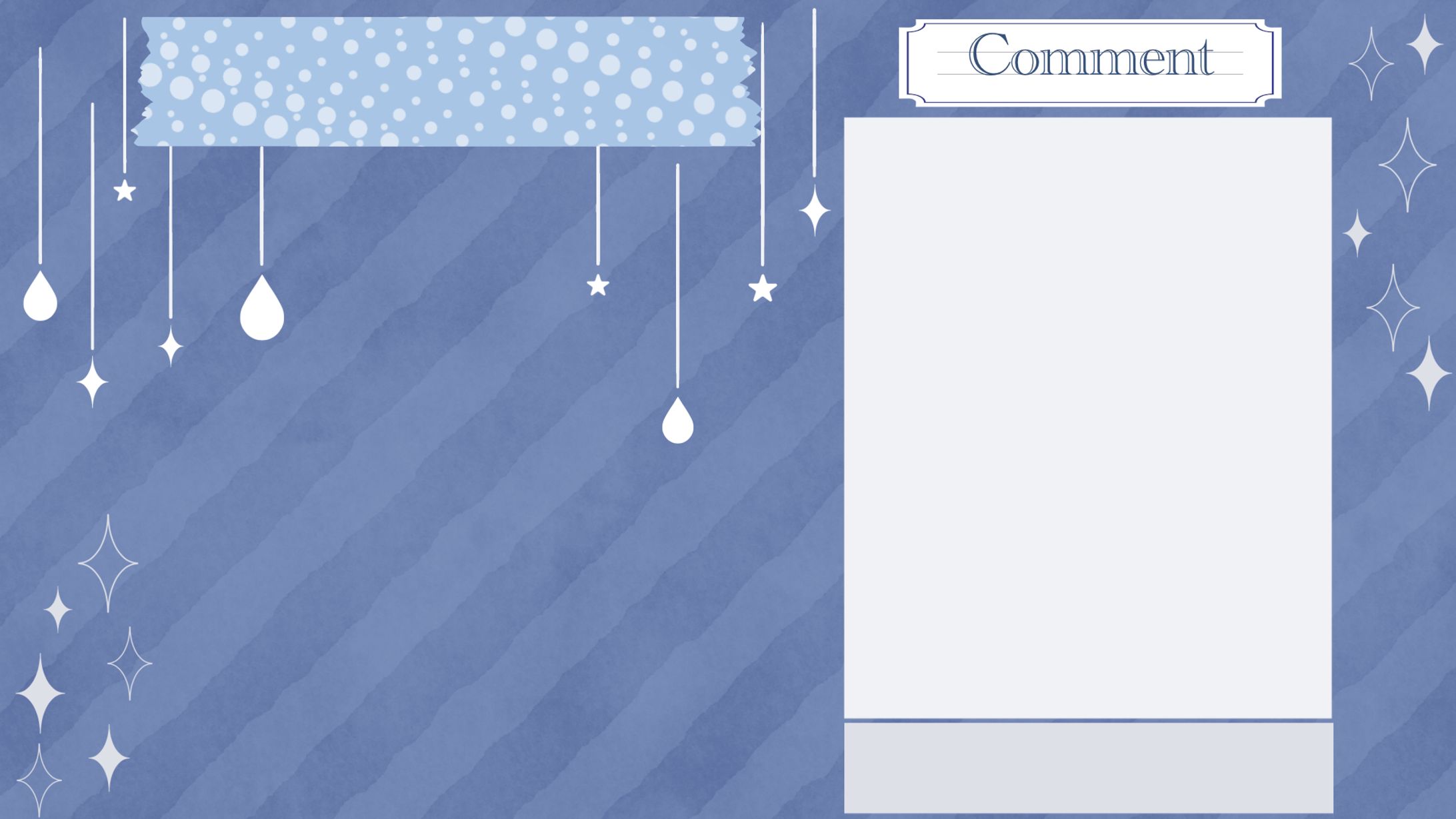 配信用オーバーレイ(雑談)-1