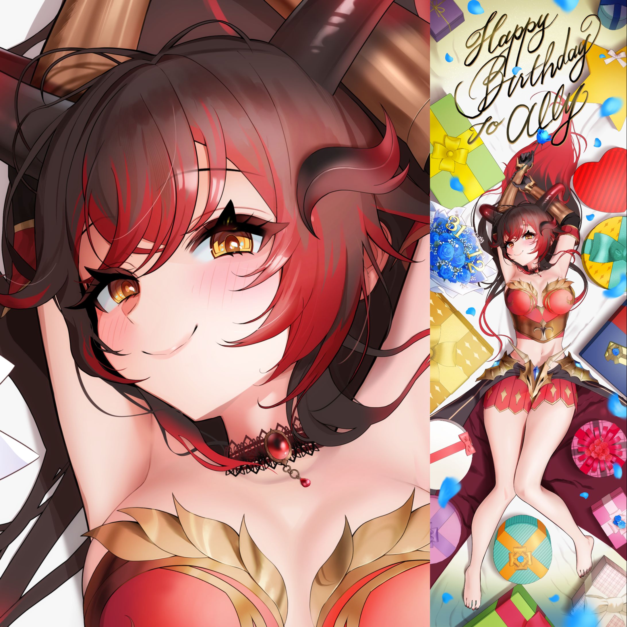 【ご依頼】VTuber ally kirser Birthday art / commission-1