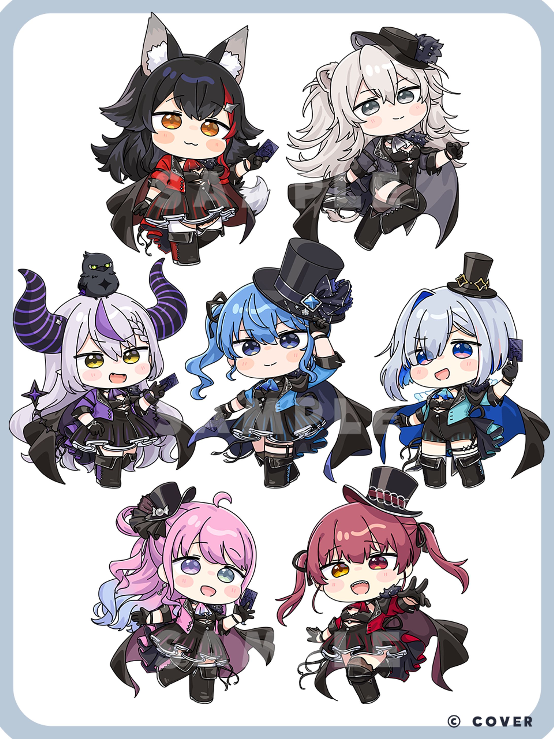 ホロ謎ミュージアム　ミニキャライラスト-1