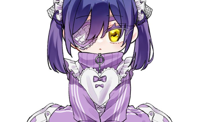 ジャージメイド(ステッカー)💜