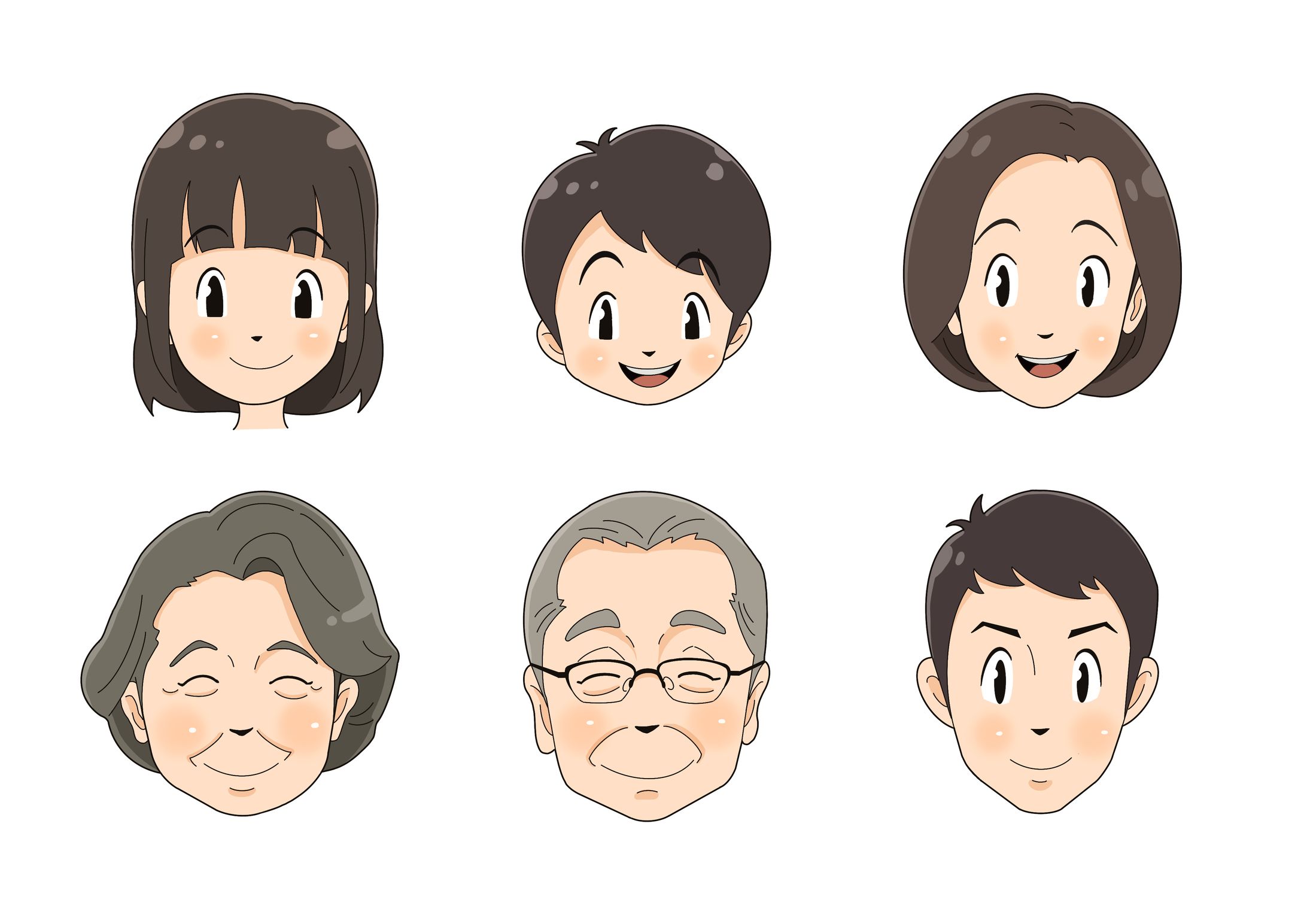 教材向け人物カット【サンプル】-1