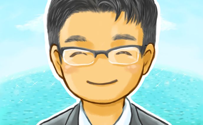 会計の男性　アイコン