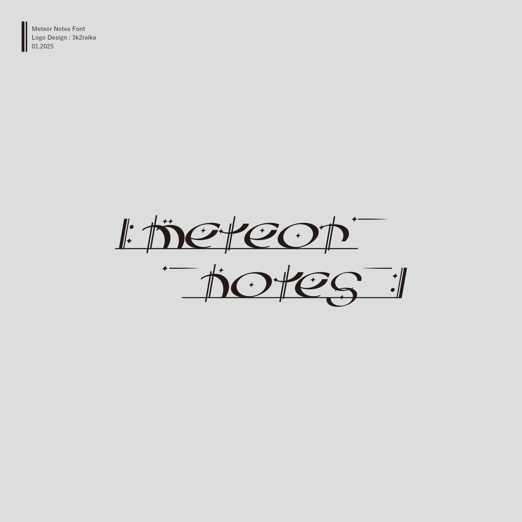 Logo Meteor Notes Font-1