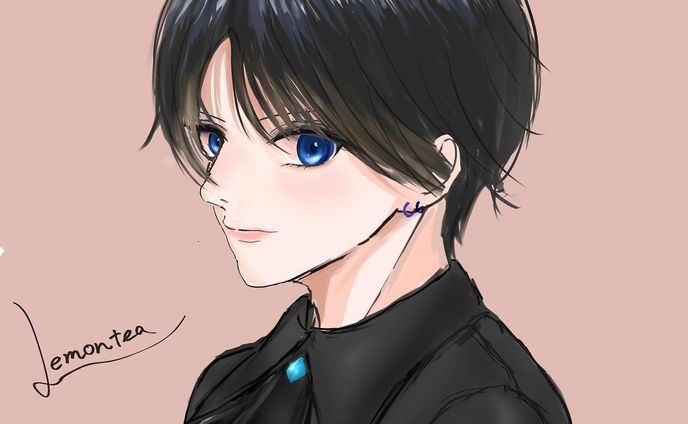 illustrator、創作男子