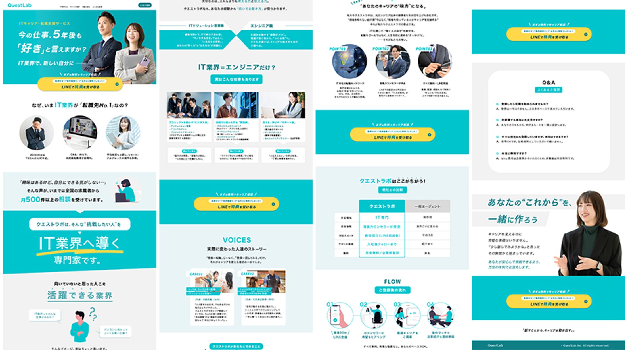 株式会社 クエストラボ様 人材LP（PC版）-1