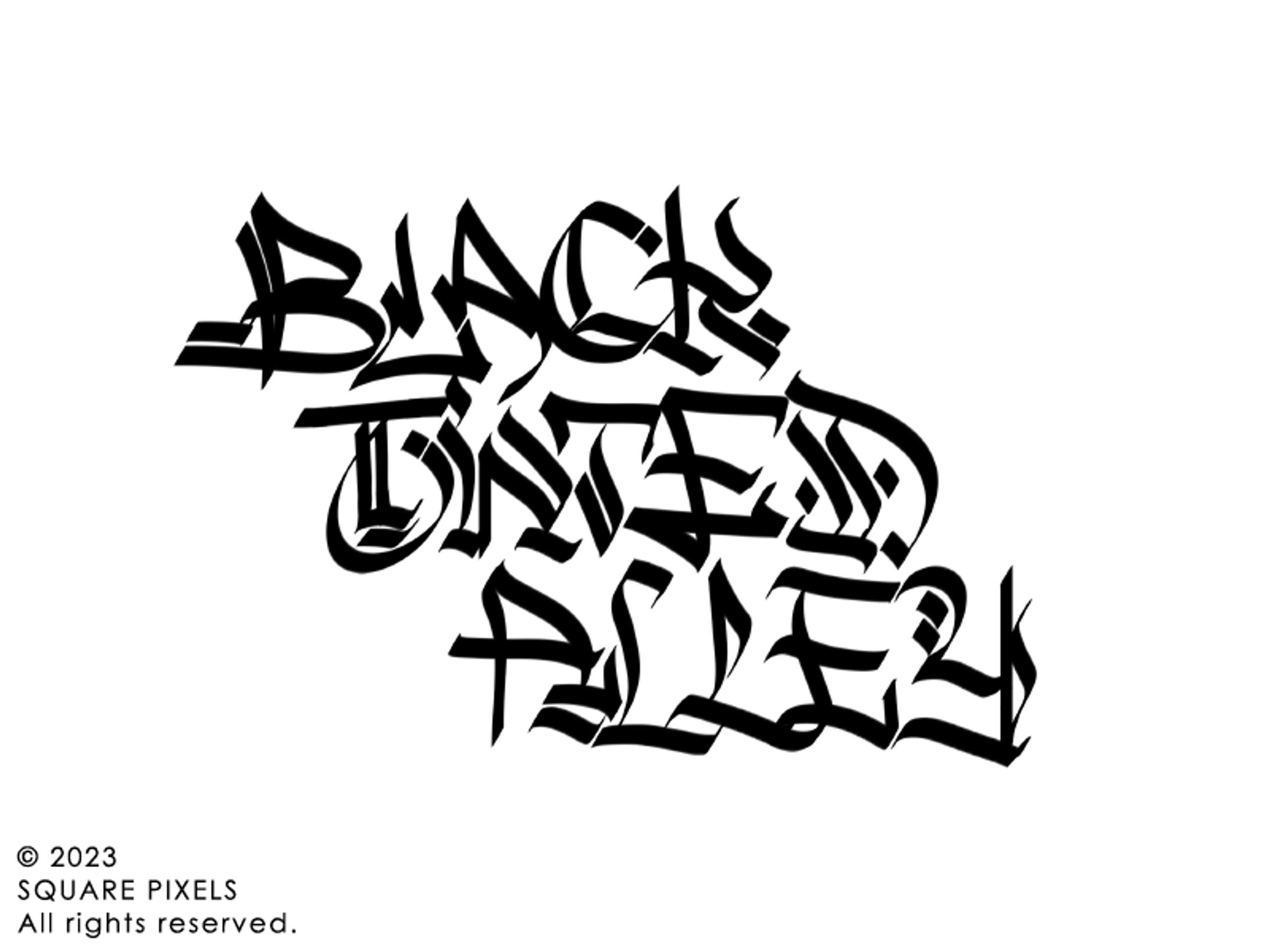 "Black tinted alley" Logo-1