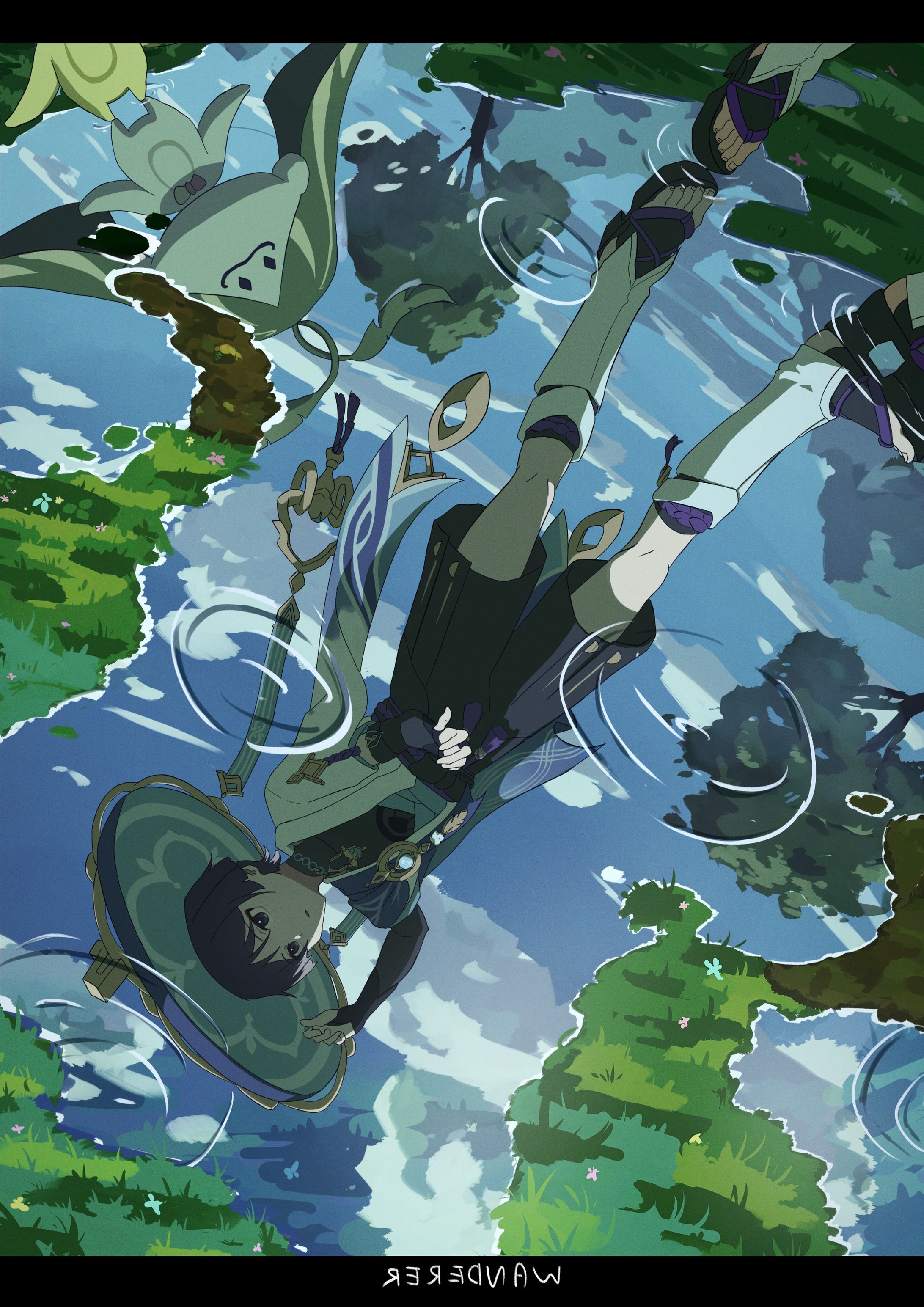 原神ファンアート 放浪者-1
