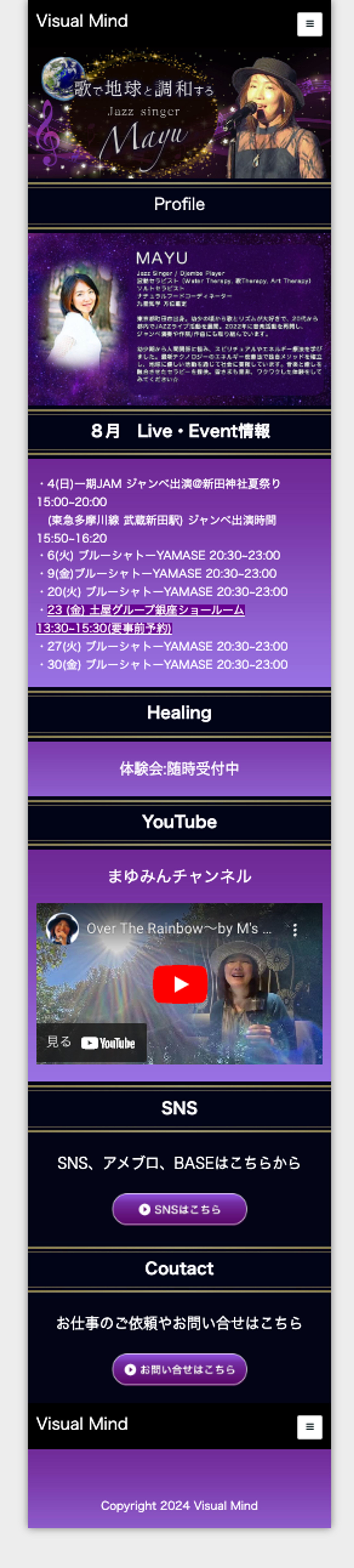 HP:MAYU様　Visual Mind HP-1