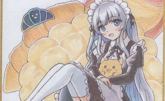 メイドさんとパン