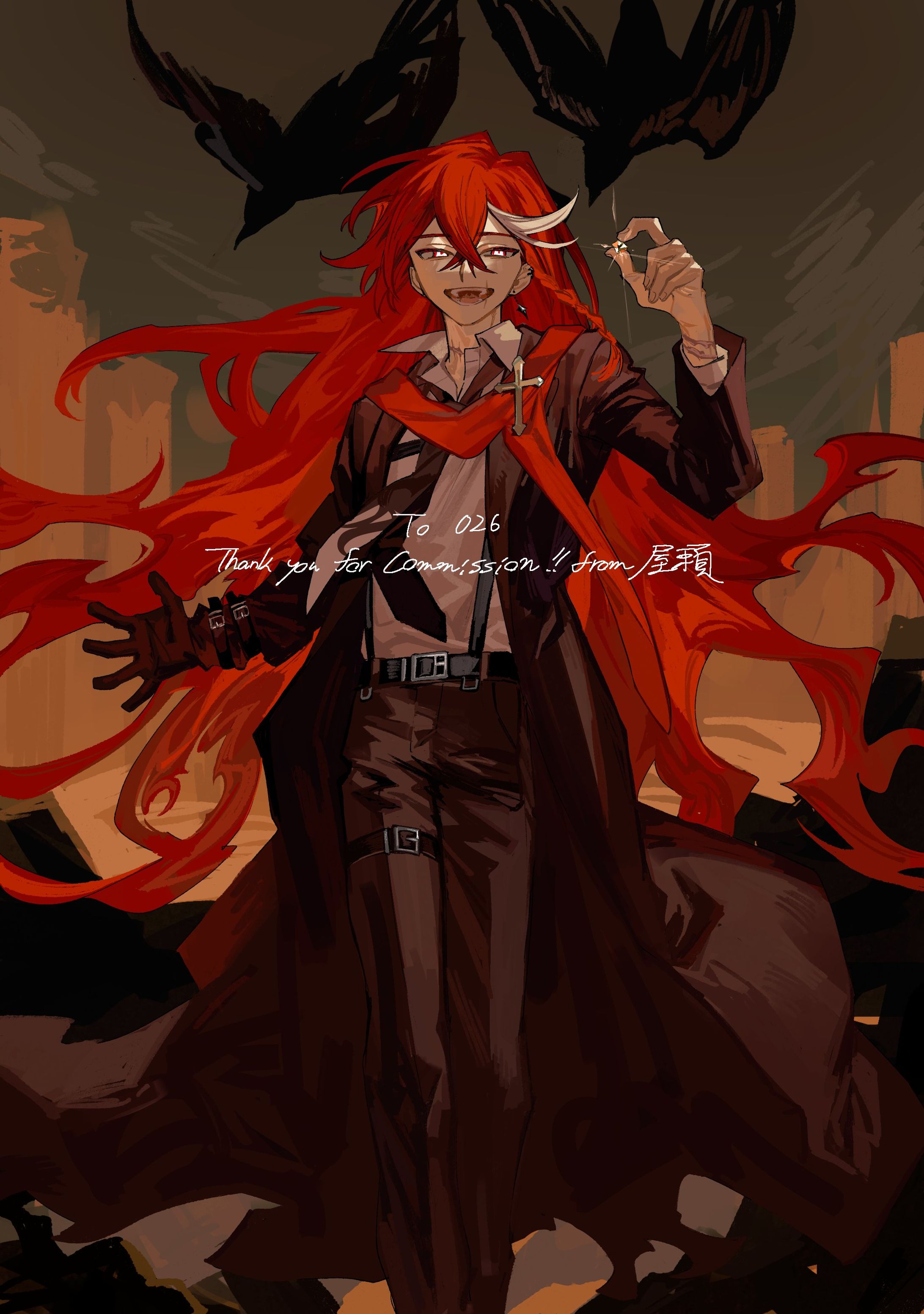 背景ありイラスト（skeb）-1