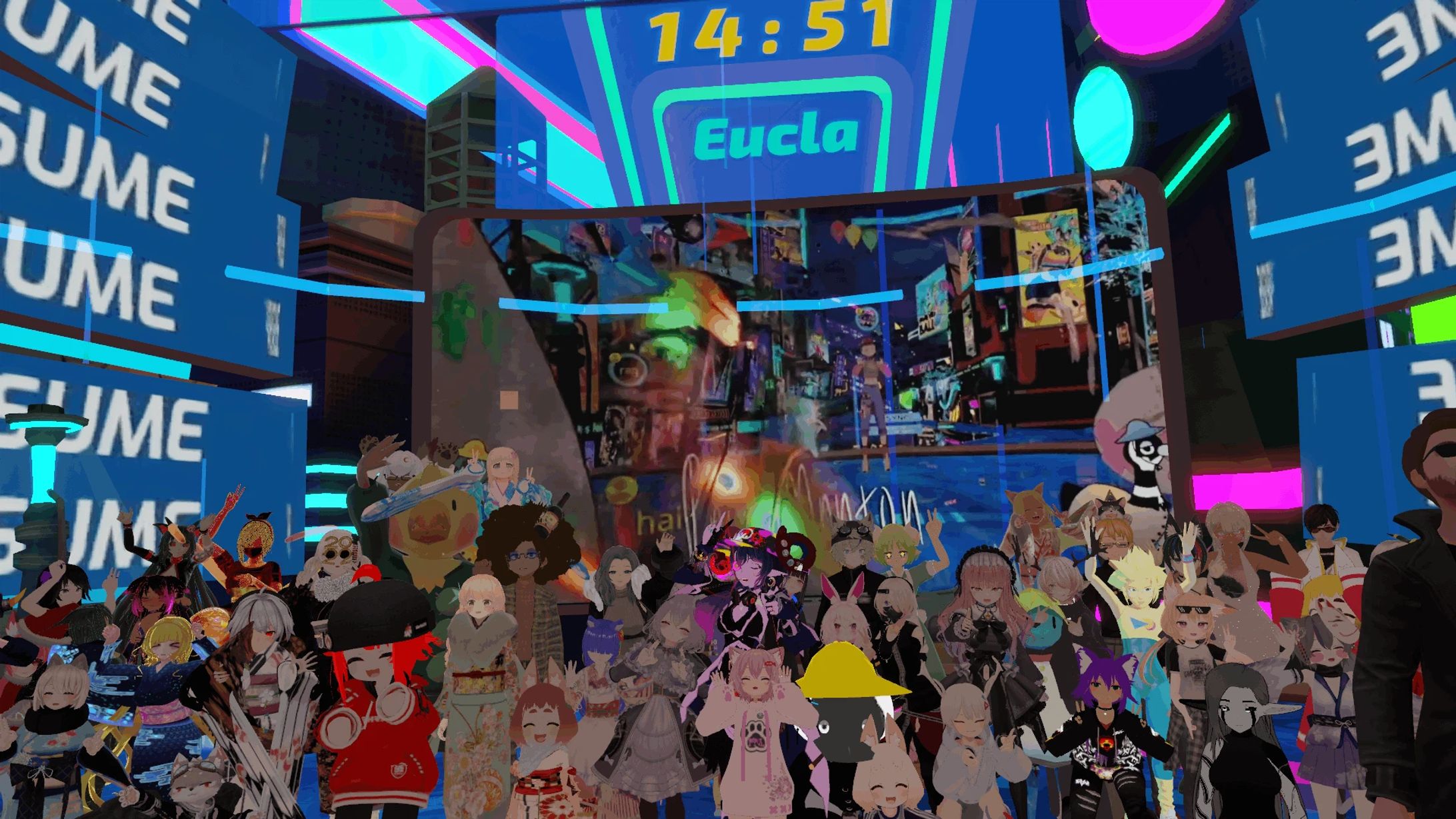 VRChat公式カウントダウンイベント「NEW YEARS VRC SQUARE 2022」-1