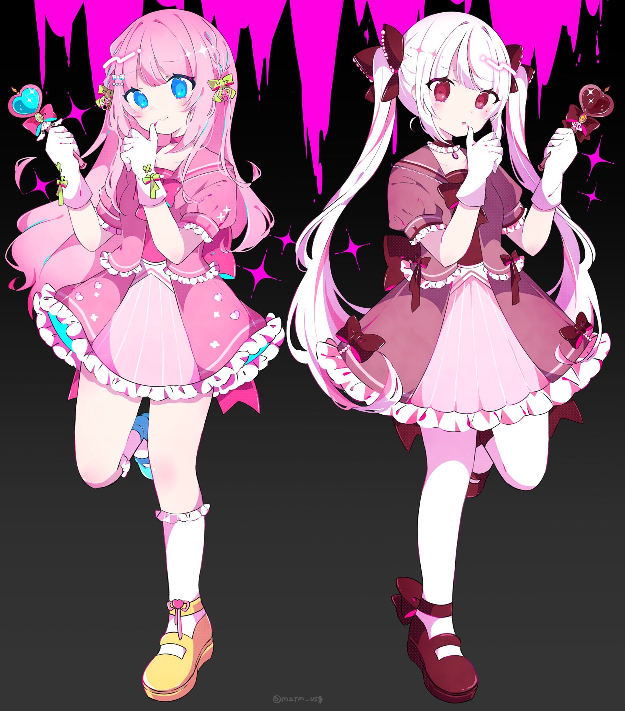 魔法少女とチョコレゐト / cover by あまねもも×恣ノ宮うか-1