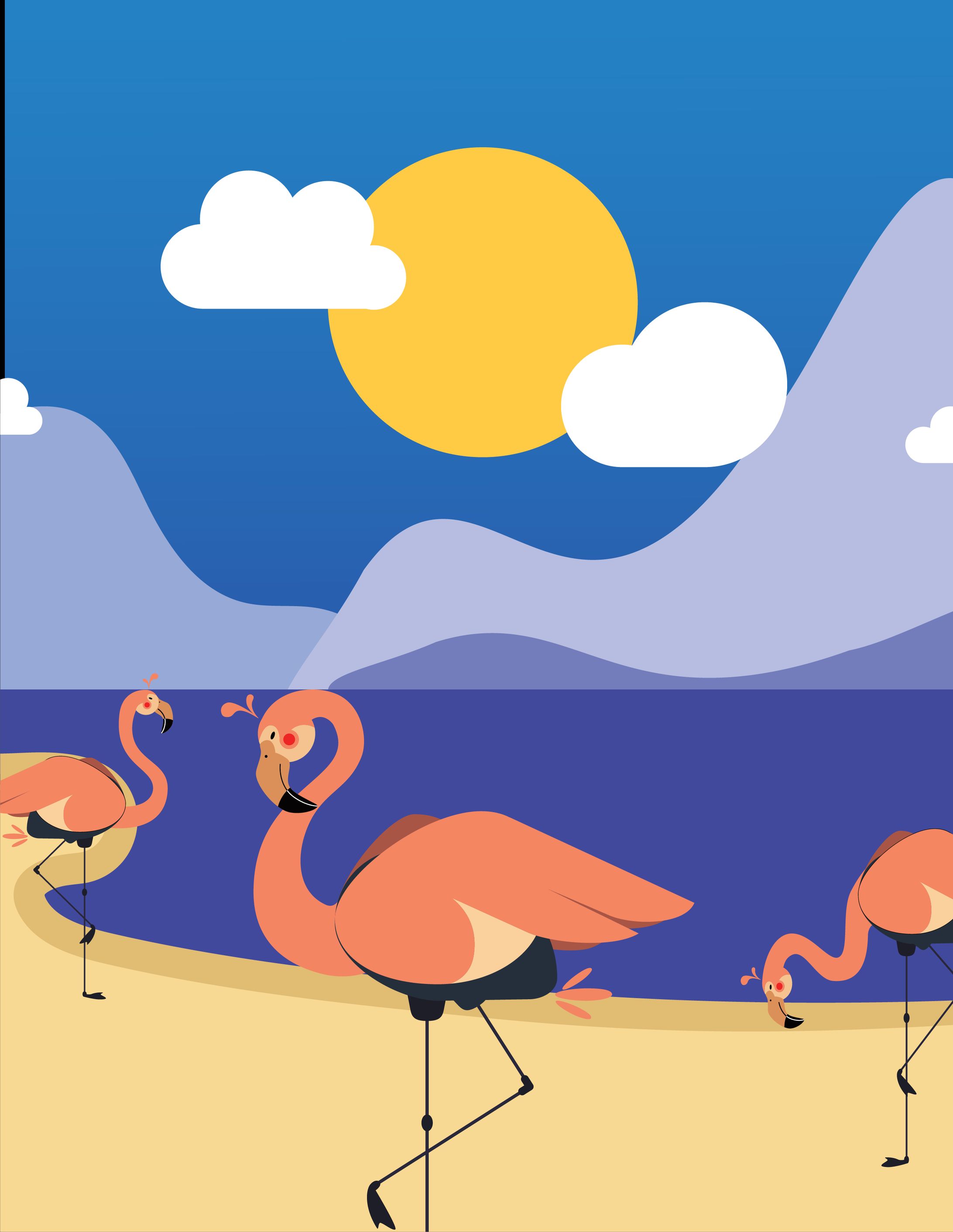 graphic design - beach.-1