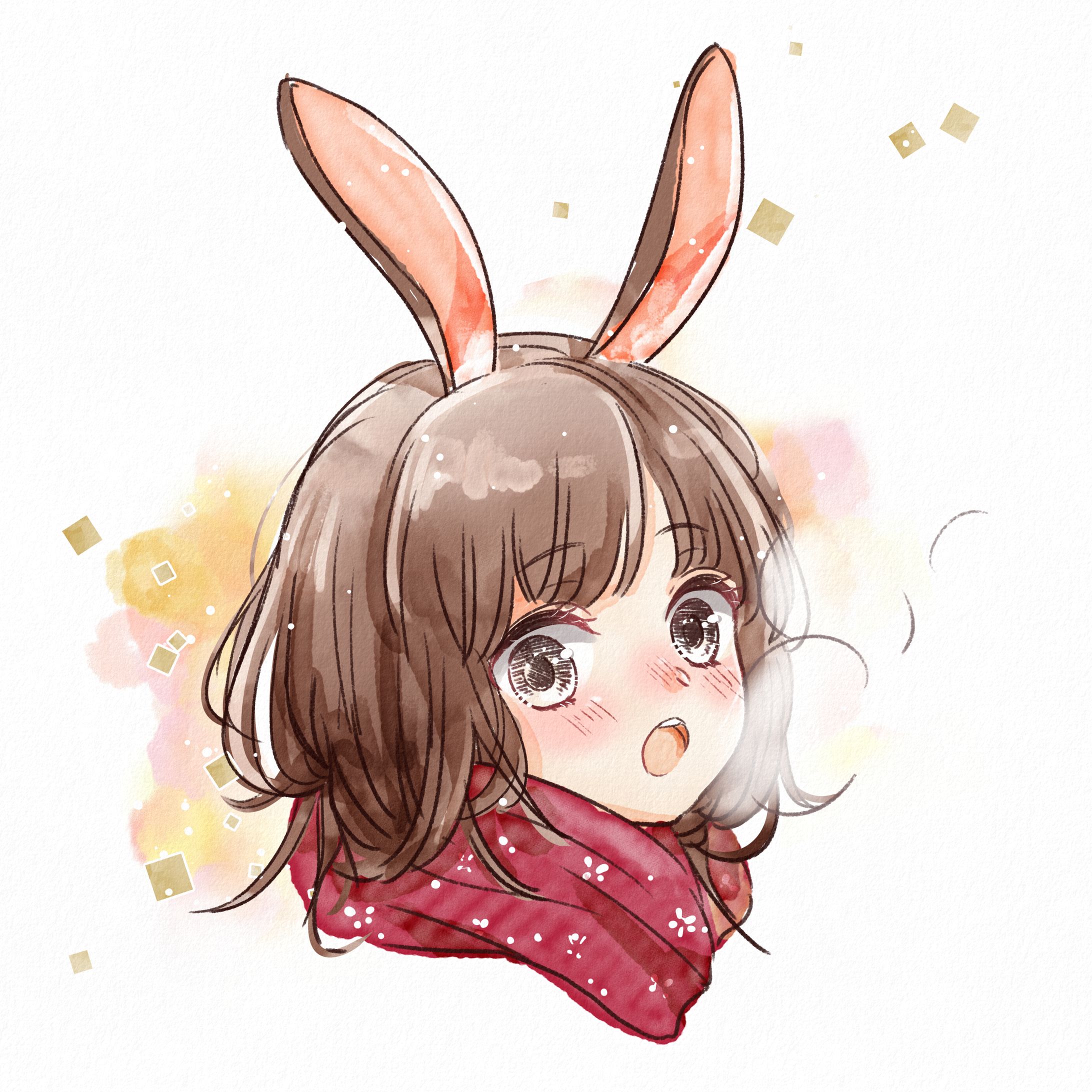 冬のうさぎ-1