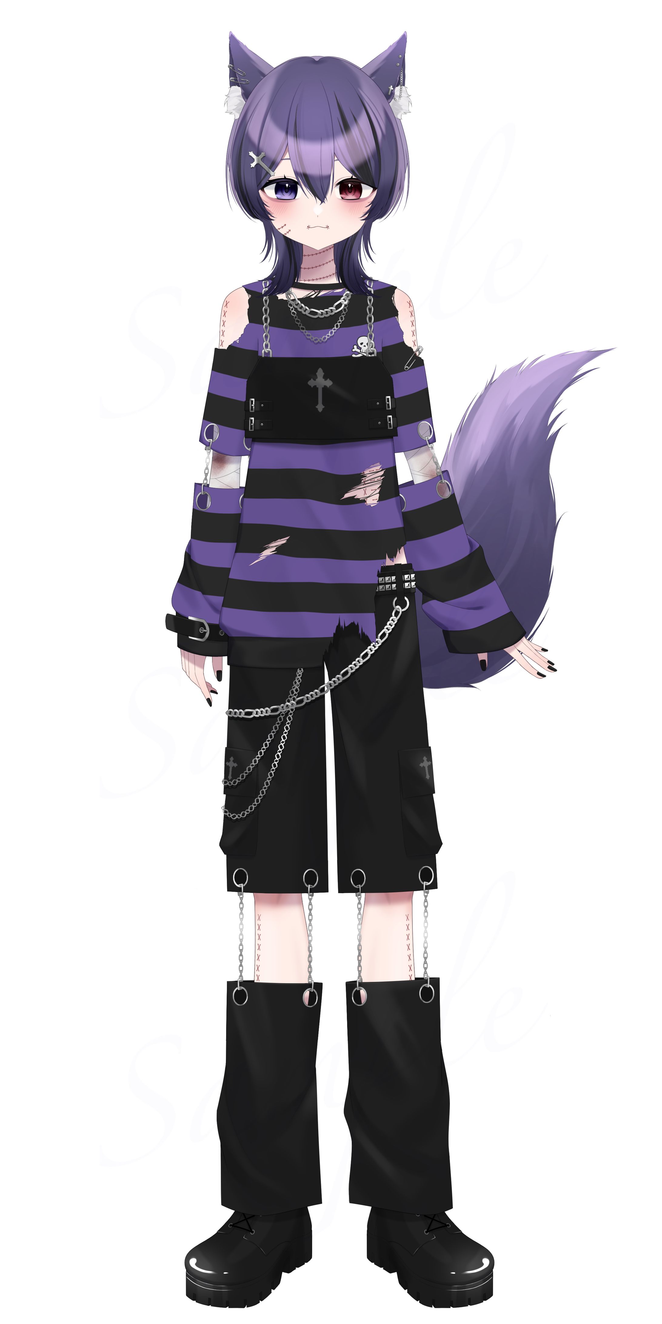 死音様 キャラクターデザイン・立ち絵-1