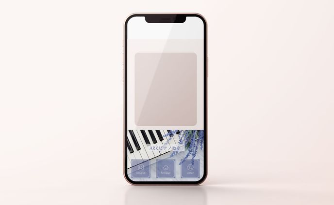 ピアノ教室のLINEリッチメニュー