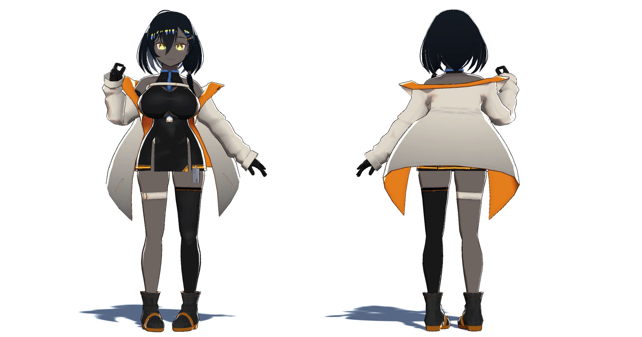 vtuberキャラクター　３Dモデル化-1