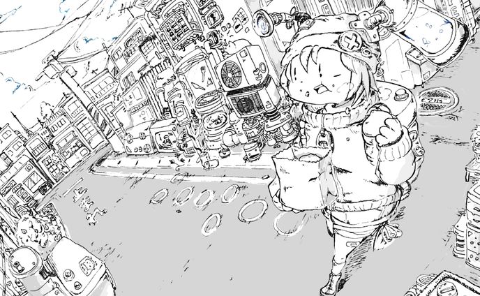 奇妙な街を探索するお仕事