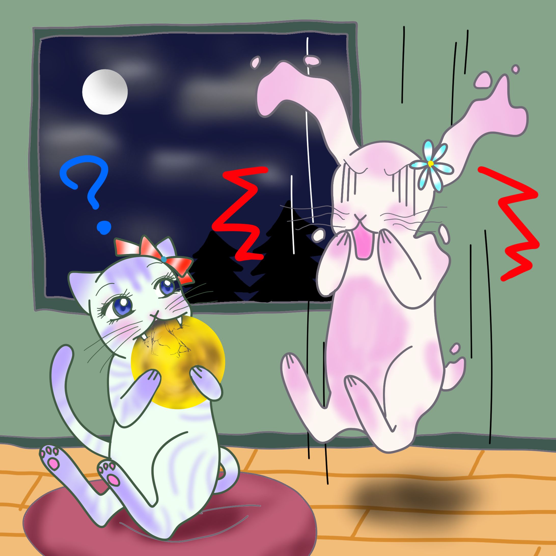 ♥らびこ♥2022お月見-1