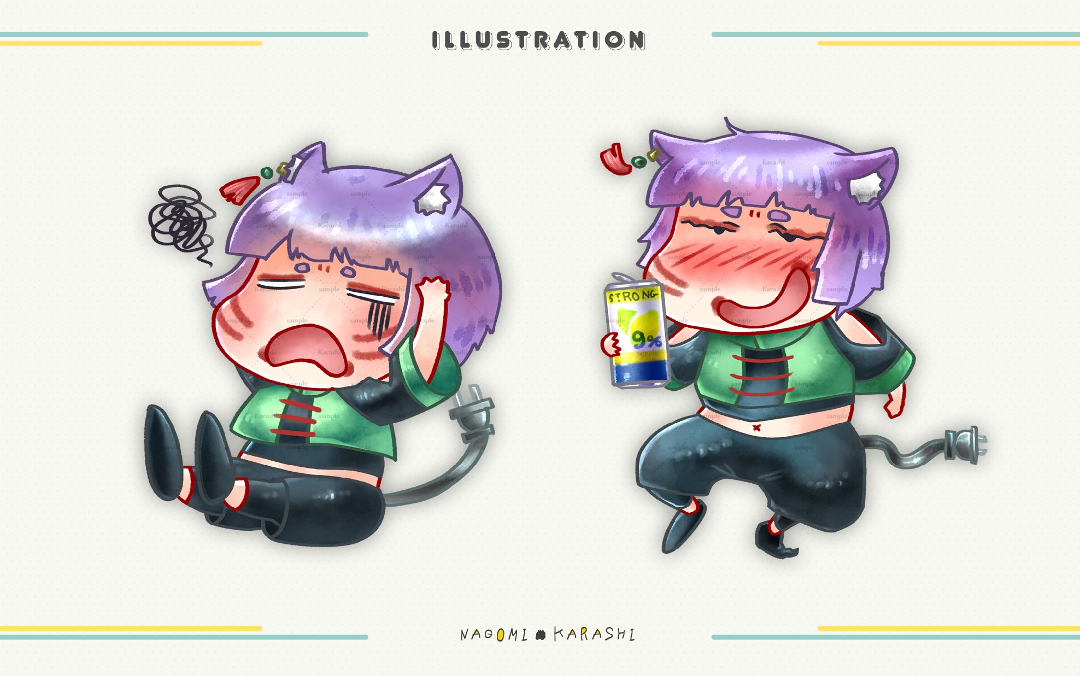 【イラスト】夜月幽様-1