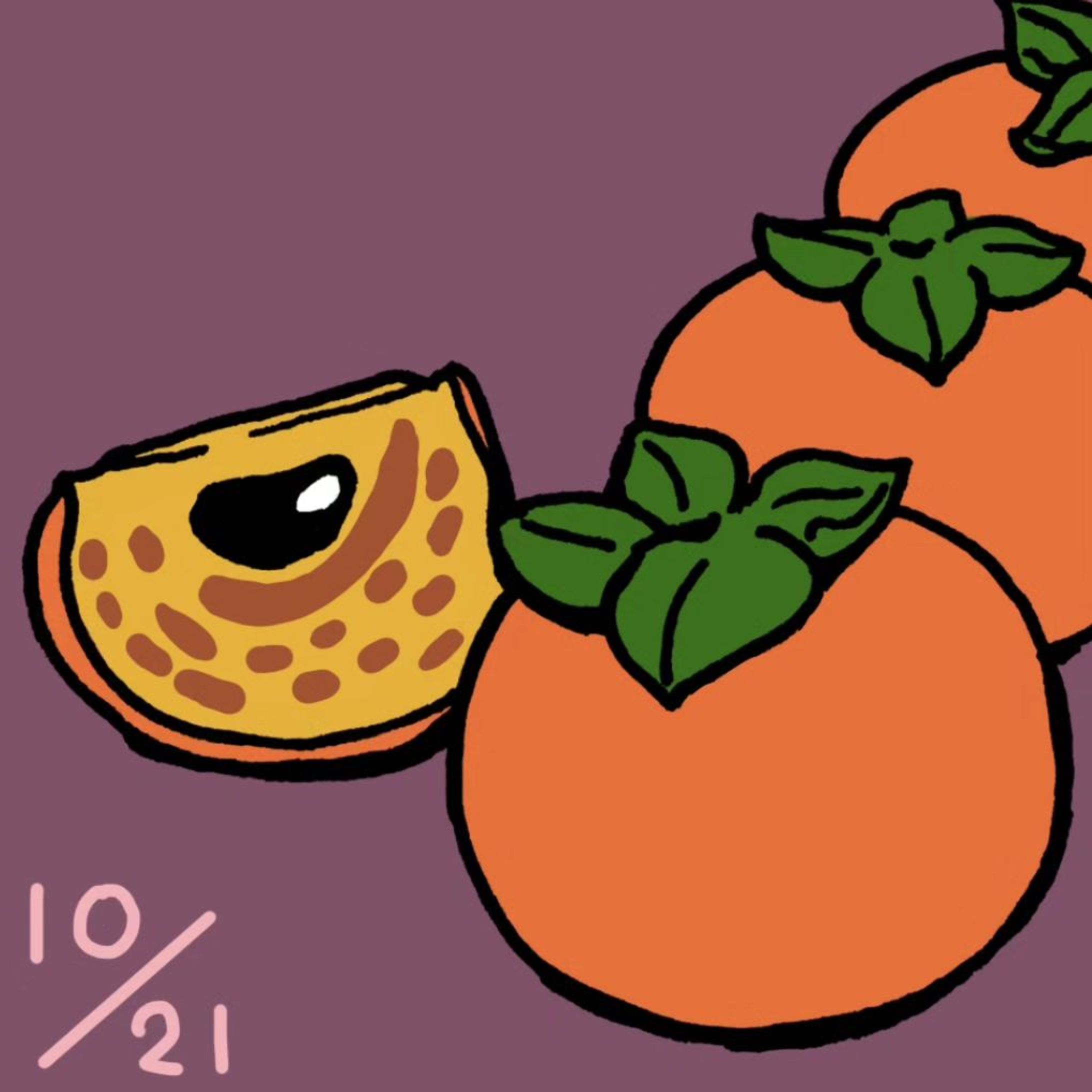 ■【過去作品】⁡
＼柿／
⁡⁡⁡
⁡【今日は何の日】のシリーズで⁡⁡
⁡⁡描いたもの。⁡
⁡これまた数字は柿にちなんで入れた日付です。⁡⁡
⁡
⁡⁡(※⁡○○の日、は、私の調べ方不足or⁡
⁡諸説あるようですので、間違ってるかもしれません。
大目に見ていただけると嬉しいです…🙇🏻)
⁡
⁡
禅寺丸柿、という種類の甘柿を参考に。⁡
⁡⁡
⁡以前、バゲットに焼いた柿とクリームチーズを載っけて食べたら⁡
⁡とても幸せになれたので、この食べ方はぜひ、オススメしたい。
⁡⁡
⁡⁡⁡⁡┈┈┈┈┈┈┈┈┈┈
⁡⁡⁡
⁡『二十四の瞳』を読んで以来、柿を見ると胸がギュッとします。⁡⁡
⁡
ま、それは置いといて…⁡⁡
⁡
⁡🍠🍁もうすぐ秋🍁🍂！！ 
⁡⁡お店に柿が並ぶのが楽しみ〜♪
⁡
⁡
#ilustration #イラスト #クライアントさんと繋がりたい #挿絵 #コラム #コラムイラスト #ブログ記事イラスト #出版社さんと繋がりたい  #料理イラスト #メニューイラスト #エッセイイラスト #エッセイ #雑誌のお仕事をしたいです #飲食店さんを応援したい #書籍のお仕事をしたい-1