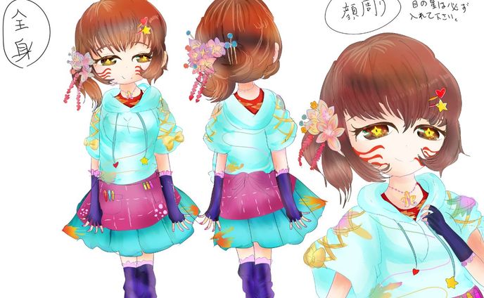 キャラデザ　有償依頼