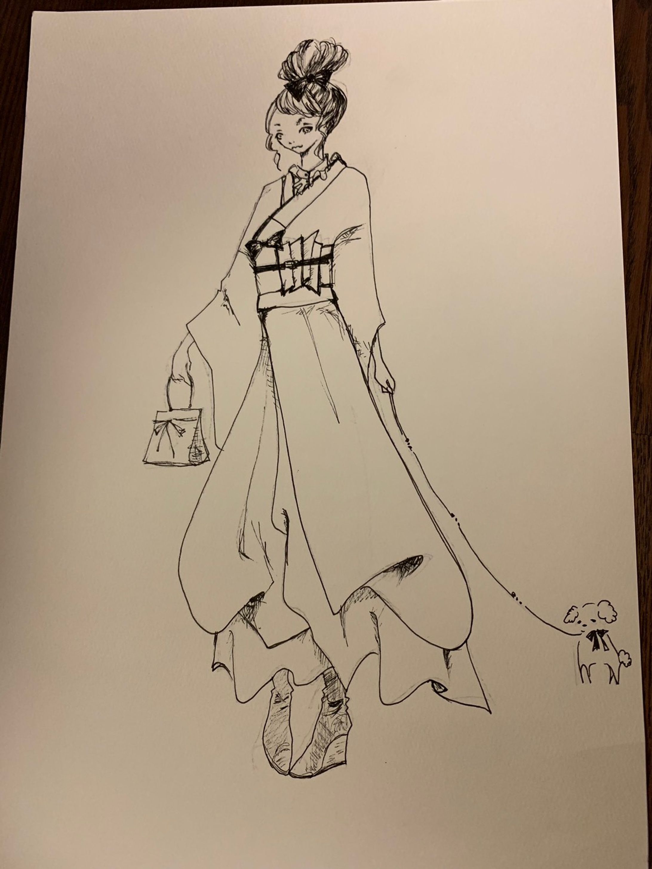 【学生作品】和服デザイン画_02-1
