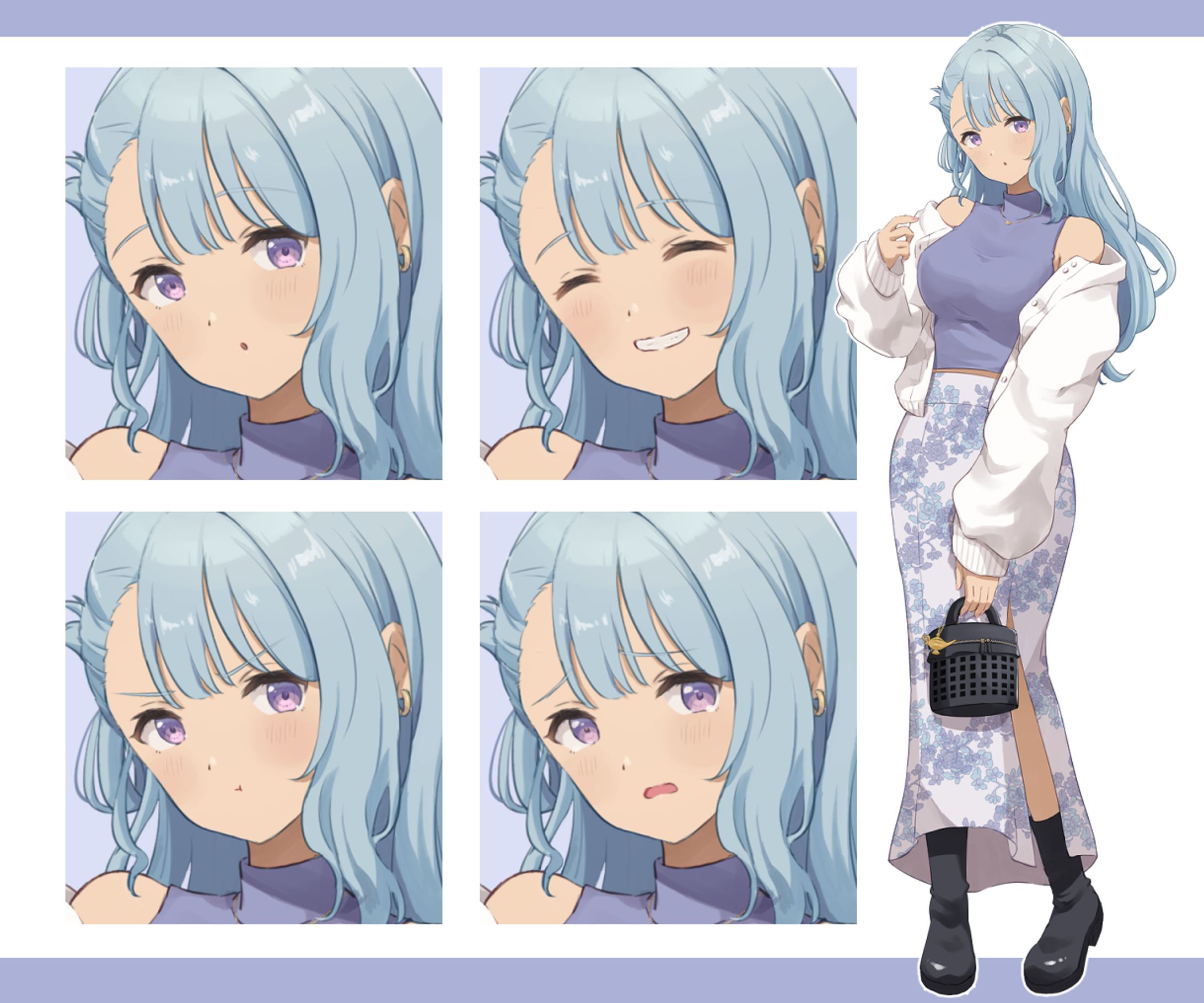 褐色おっとりギャル-1