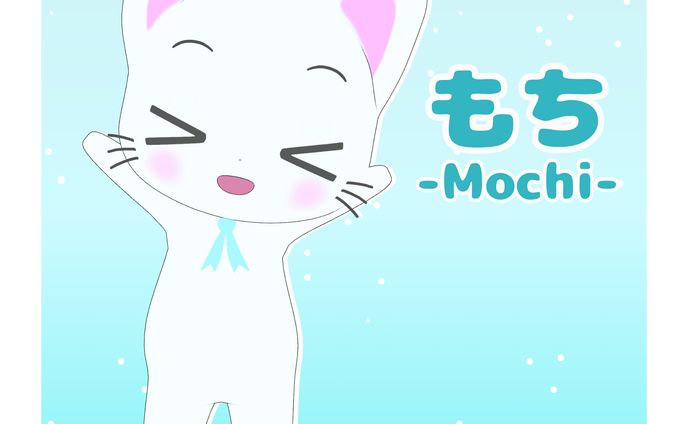 【オリジナル3Dモデル】もちねこのもち